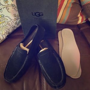 UGG Mens Henrick Driver Shoes BLACK